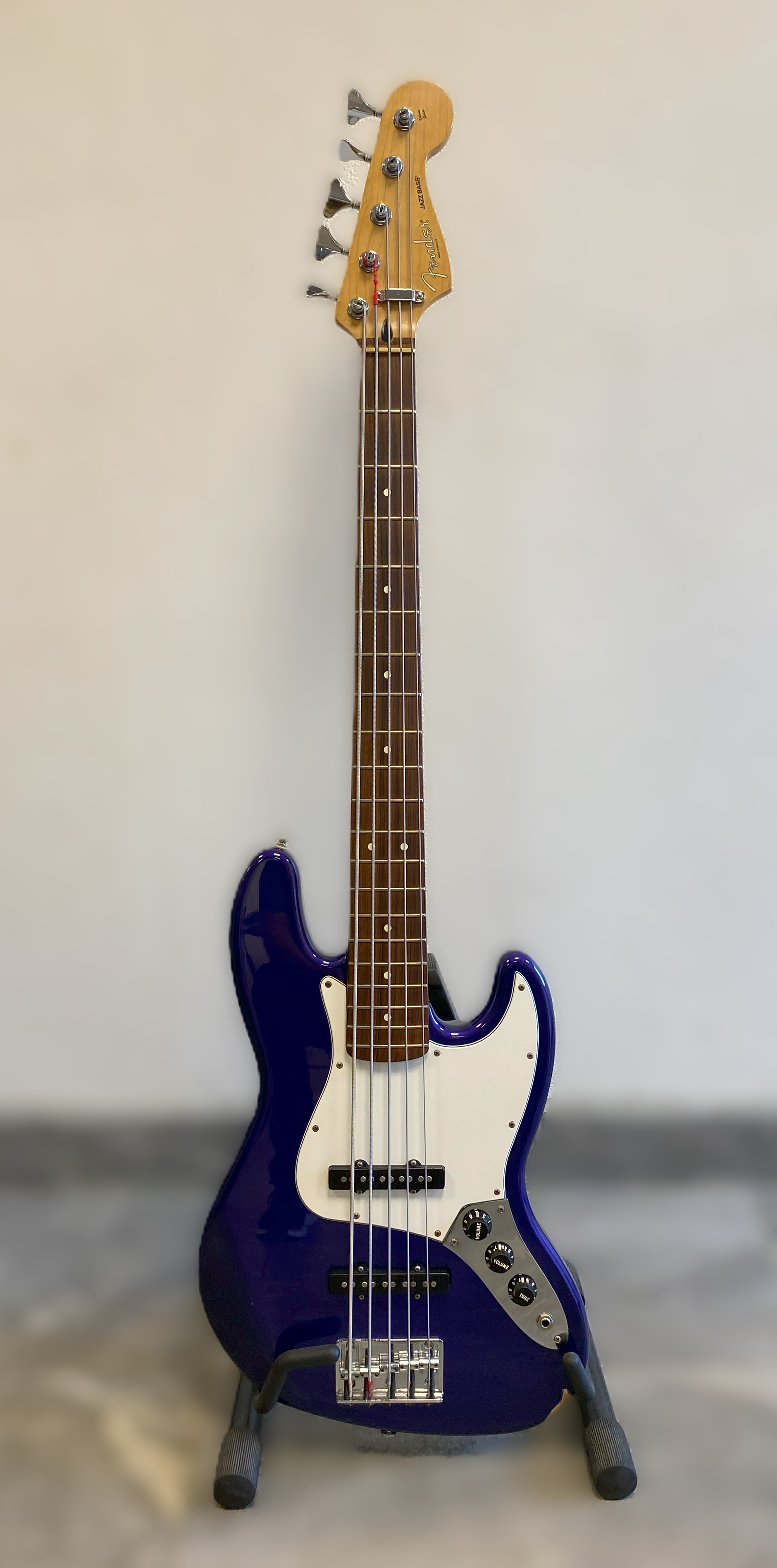BRUGT) Fender Standard Jazz Bass V, 5 string Mexico 1998 - Brugte